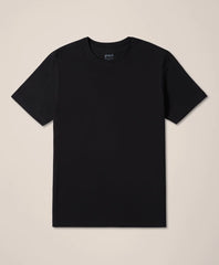 luxe essential classic fit crewneck tee