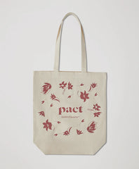 pact floral canvas tote