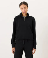 clearance cloudknit quarter zip