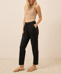 clearance daily twill ultra-high rise tapered pant