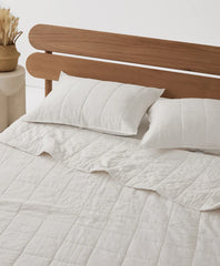 organic quilted sham 2-pack