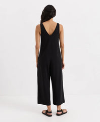 cool stretch cropped jumpsuit
