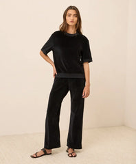 clearance pure velour wide leg pant