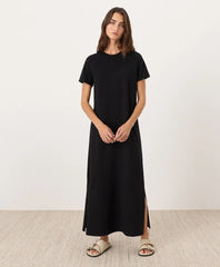 clearance soft-slub essential easy tee maxi dress