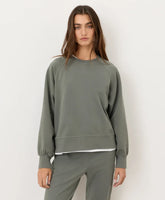 clearance cloudknit raglan crew