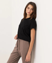 soft-slub essential crewneck tee