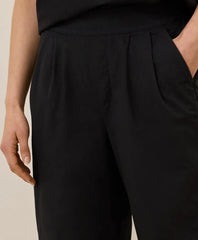 clearance canopy linen blend pleated trouser