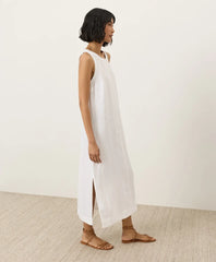 clearance linen easy tank dress