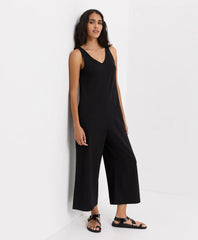 cool stretch cropped jumpsuit