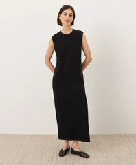 soft-slub essential easy muscle tee maxi dress