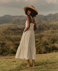 clearance canopy linen blend easy tank dress