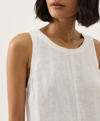 clearance linen easy tank dress