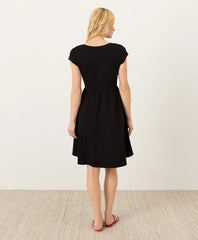 clearance fit & flare crossover dress