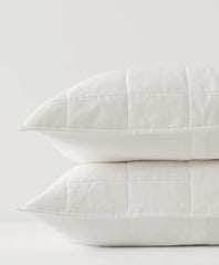 organic quilted sham 2-pack