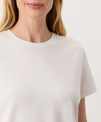 clearance luxe essential crewneck tee