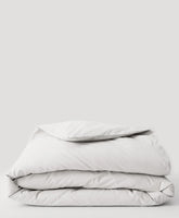 organic cool-air percale duvet cover