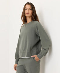 clearance cloudknit raglan crew