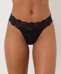 lace waist thong 3-pack
