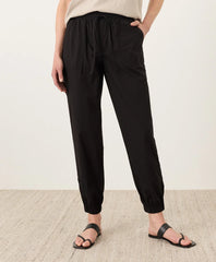 clearance stretch poplin jogger