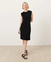 soft-slub essential easy muscle tee dress