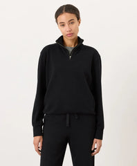 clearance cloudknit quarter zip