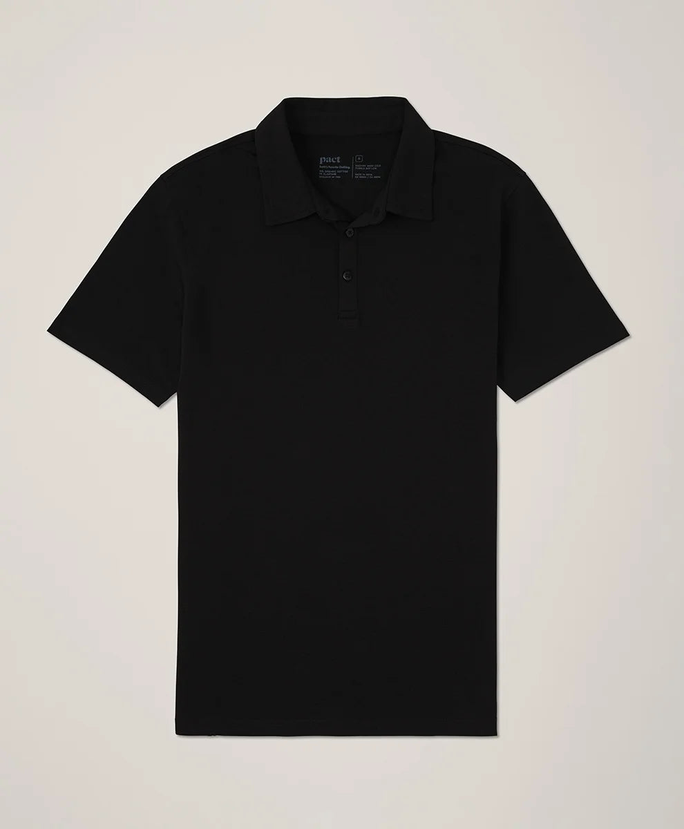 luxe essential slim polo
