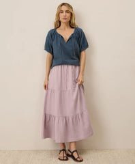 clearance coastal double gauze boho popover