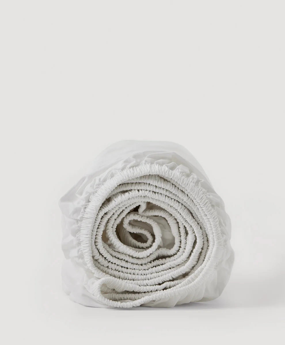 organic cool-air percale fitted sheet