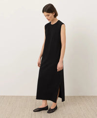 soft-slub essential easy muscle tee maxi dress