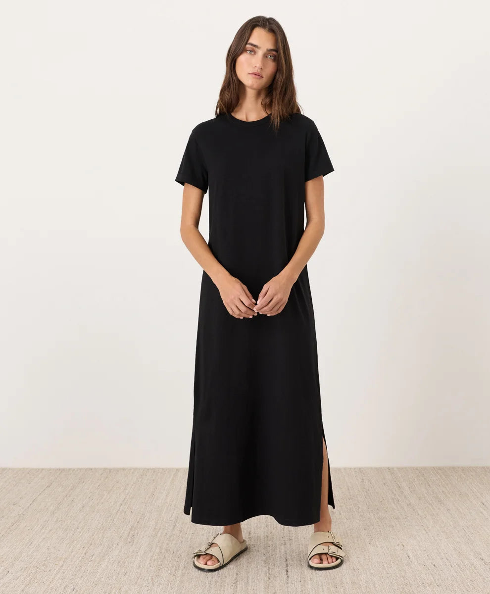 clearance soft-slub essential easy tee maxi dress