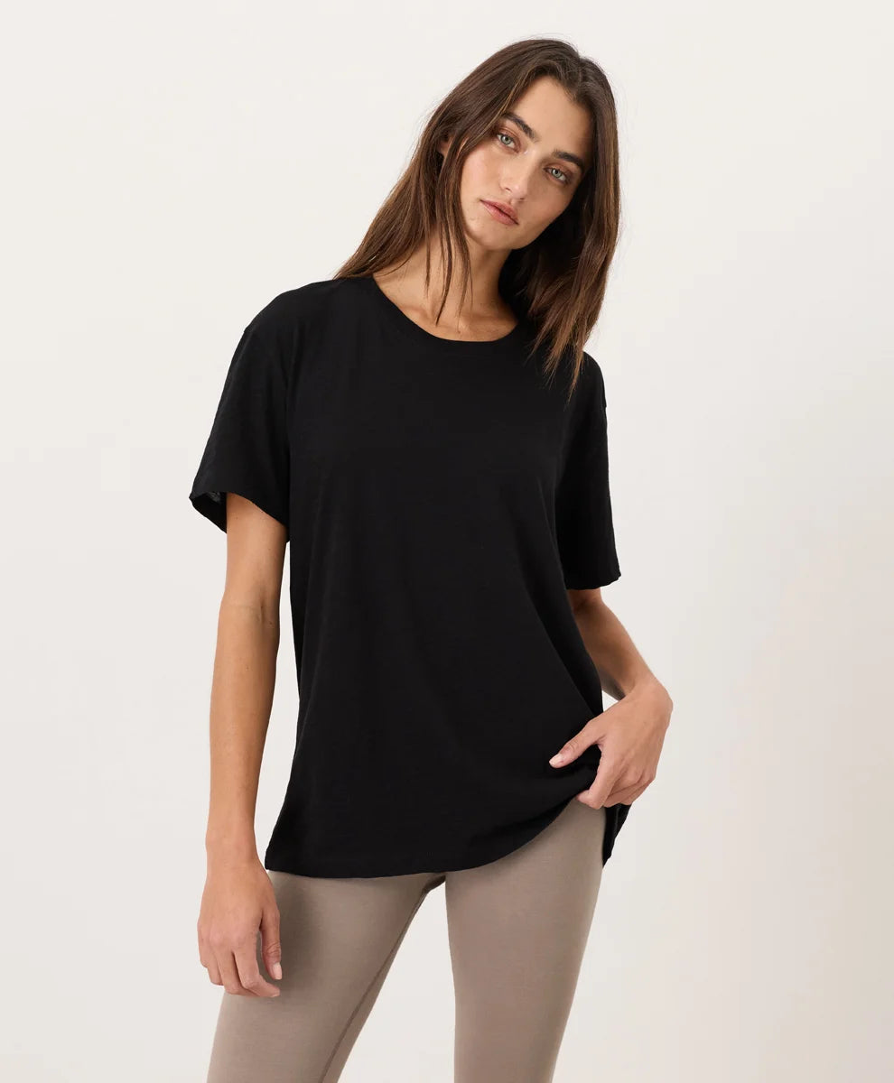 clearance featherweight slub relaxed crewneck tee