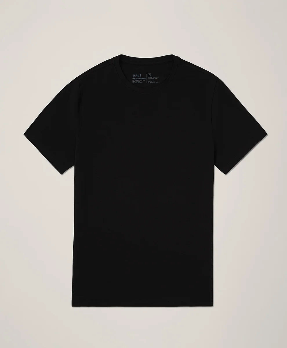 luxe essential slim fit crewneck tee