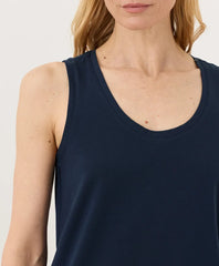 clearance luxe essential scoop neck tank