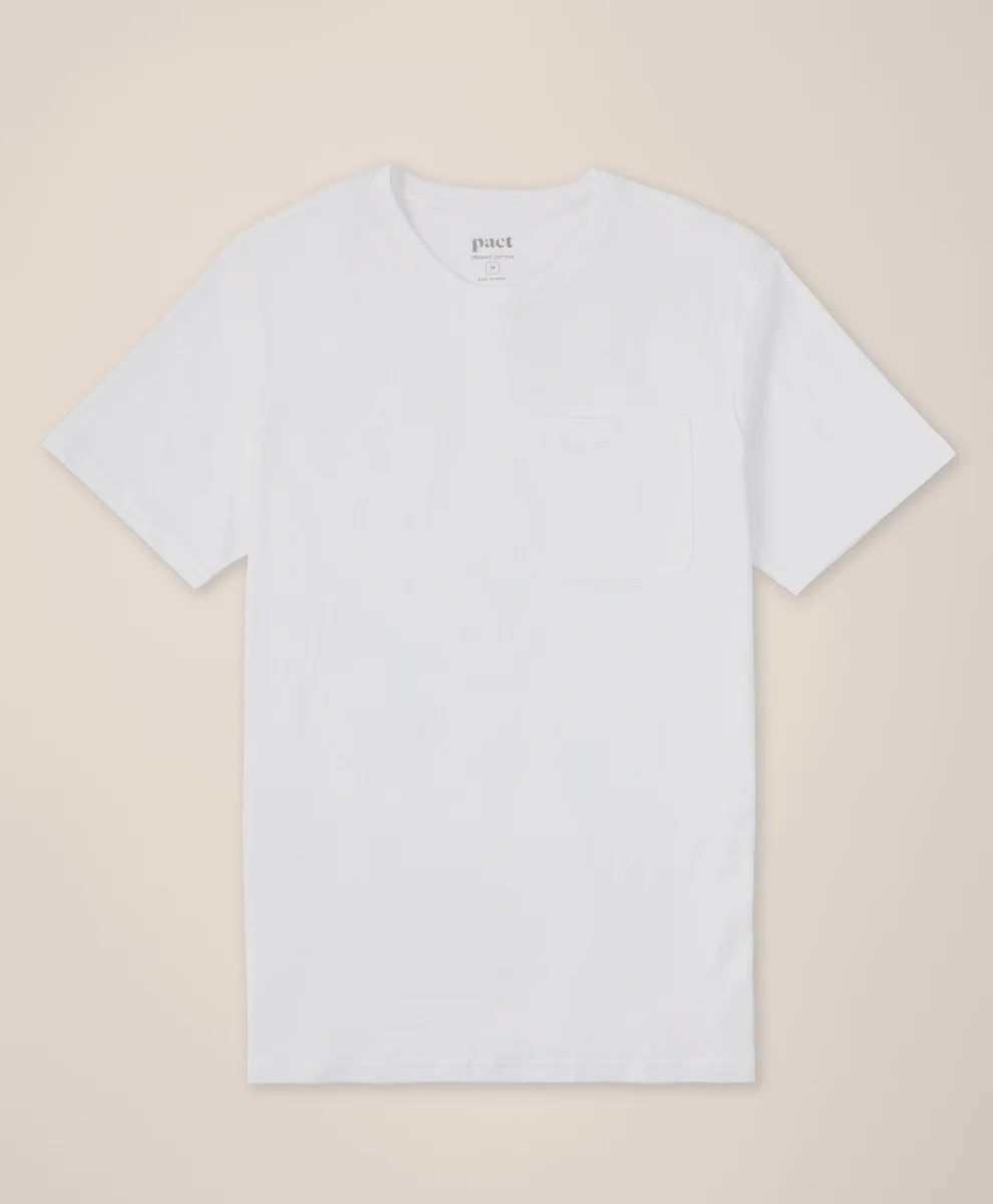 softspun essential pocket crew tee