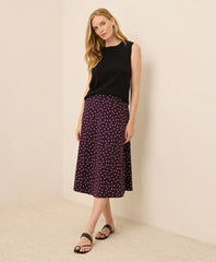 clearance fit & flare midi skirt