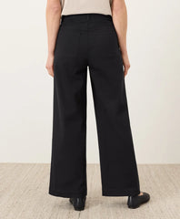 clearance stretch twill wide leg pant