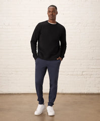 brushed fleece crew sweatshirt