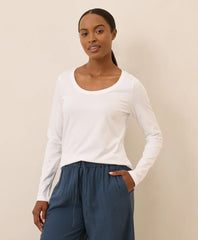 clearance softspun long sleeve scoop neck tee