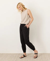 clearance stretch poplin jogger