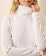 clearance luxe stretch jersey slim turtleneck