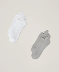 tabbed ankle socks 2-pack