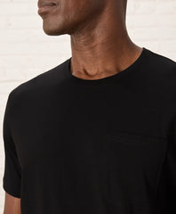 softspun essential pocket crew tee