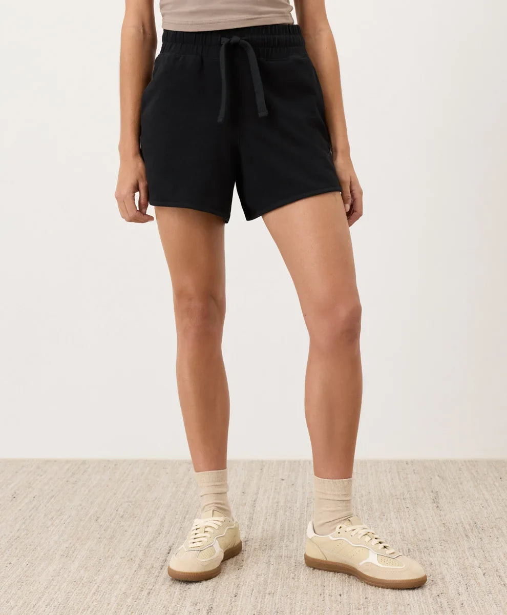 clearance cloudknit curved hem short