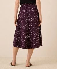 clearance fit & flare midi skirt