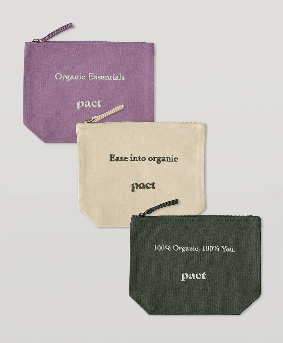 going places travel pouch 3-pack
