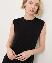 soft-slub essential easy muscle tee dress