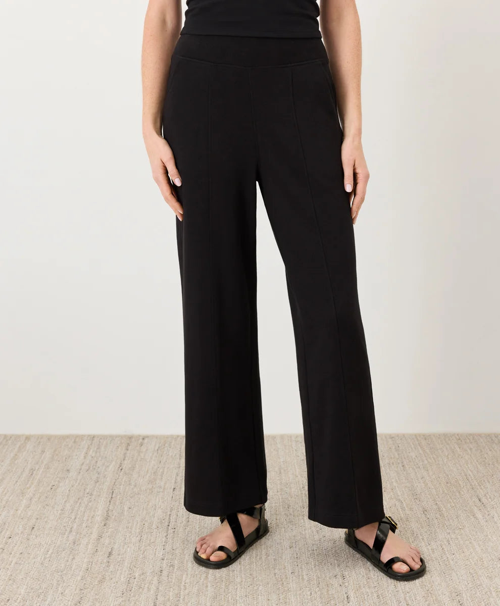 clearance airplane pintuck wide leg pant