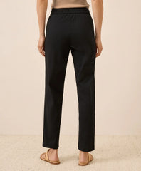 clearance daily twill ultra-high rise tapered pant