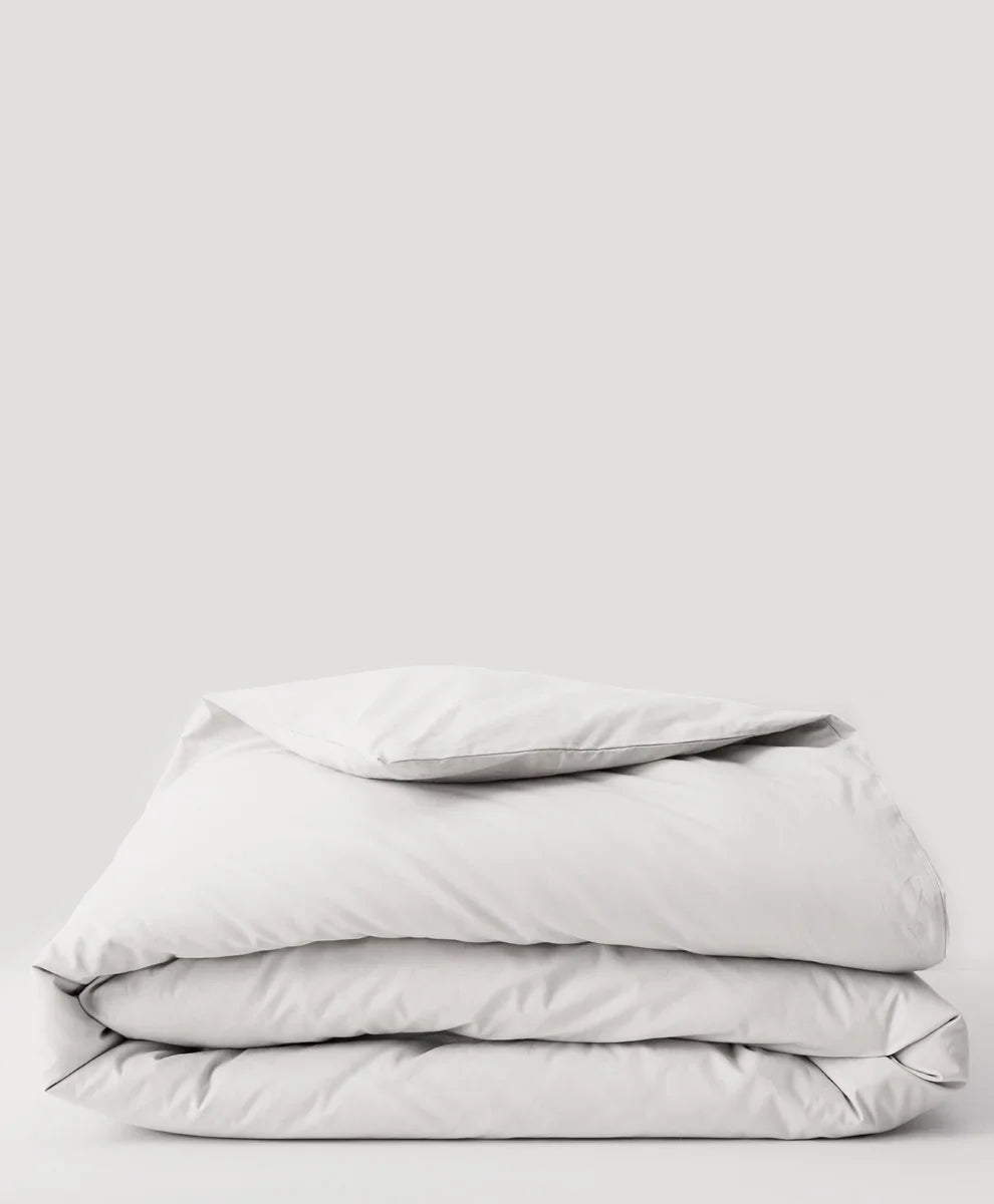 organic cool-air percale duvet cover
