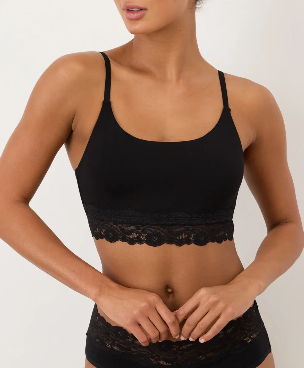 lace modern scoop bralette